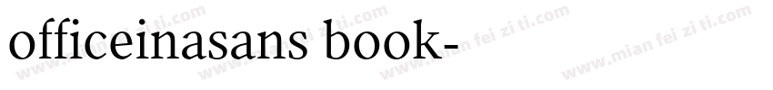 officeinasans book字体转换